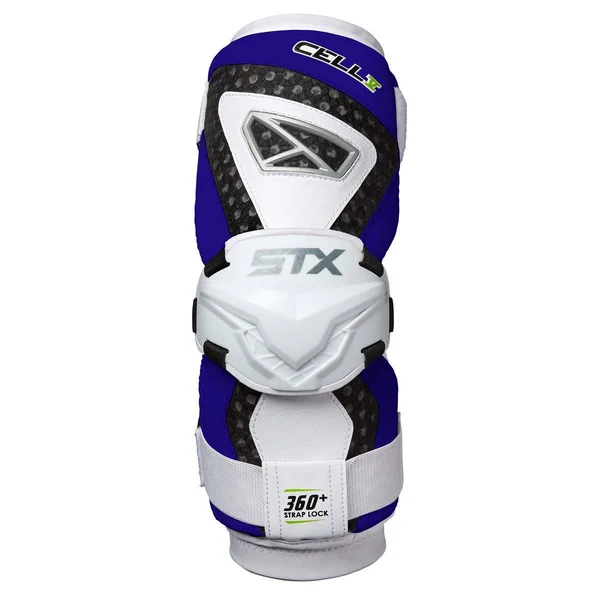 STX Cell 5 Arm Guard Lacrosse Arm Pads - Royal Blue, Size: Medium