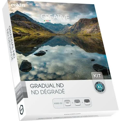 Cokin X-Pro Series Hard-Edge Graduated Neutral Density Filter Kit W300-02