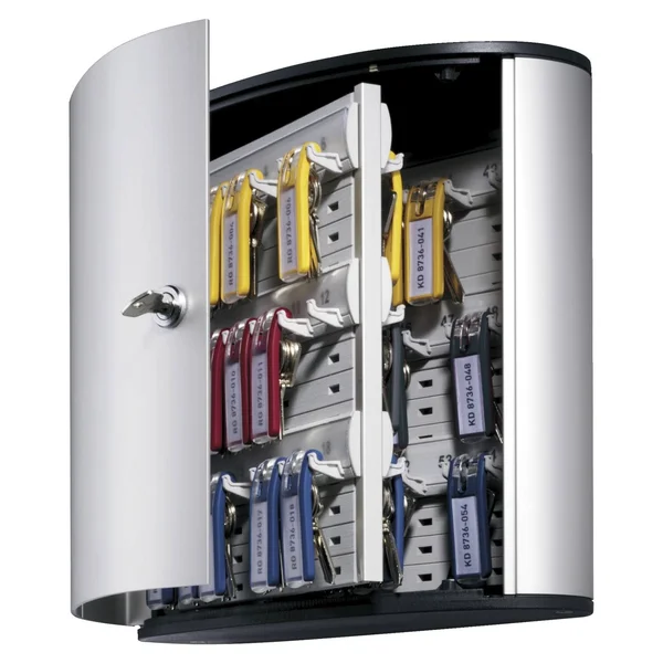 DURABLE KEY BOX - Key cabinet - 54 hooks - aluminum - silver