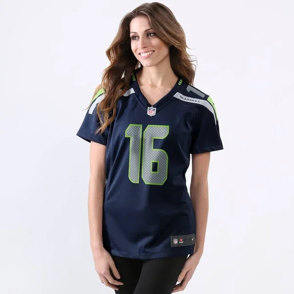 Nike Women's Tyler Lockett Seattle Seahawks Game Jersey - Navy