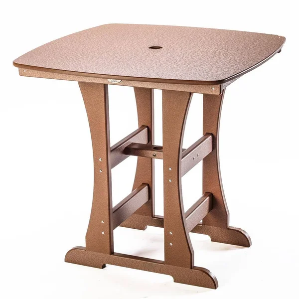 Perfect Choice Furniture 42x22 Traditional Bar Height Table, Gray, Sandstone