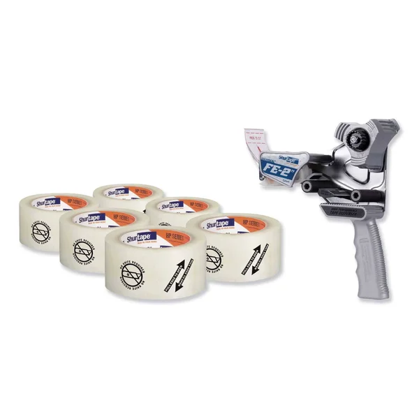 Folded Edge Tape Dispenser with 6 Rolls