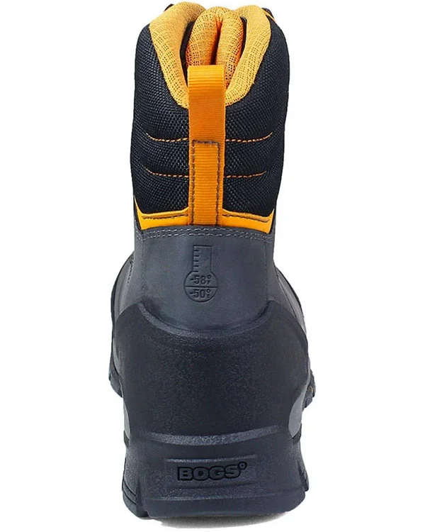 Bogs Men's Bedrock 8 inch Comp Toe Insulated Boot - 14 - Black Multi