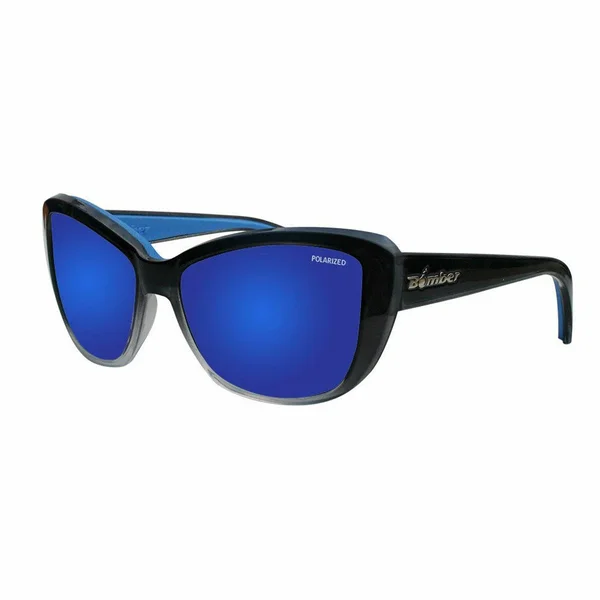 Bomber Sunglasses - Labomba Polarized Lens Smoke, Blue, Blue