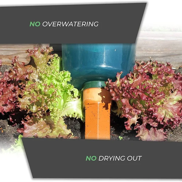 Bio Green HCPS4 Garden Plant Self Watering System Kit, Set of 4 Cups and Stakes