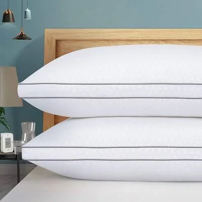 Alwyn Home Pillows for Sleeping 2 Pack, Standard Hotel Quality Bed Pillows, Down Alternative Hypoallergenic Gusseted Pillow, Lux