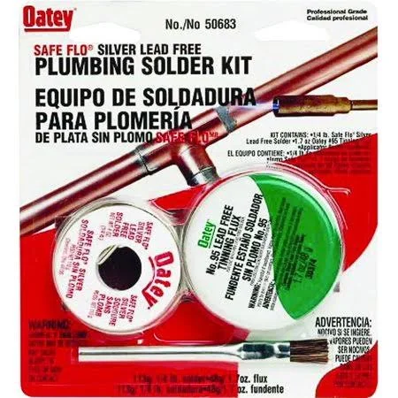 Oatey 50683 Safe Flo Silver Solder Kit - Men's, Size: One Size