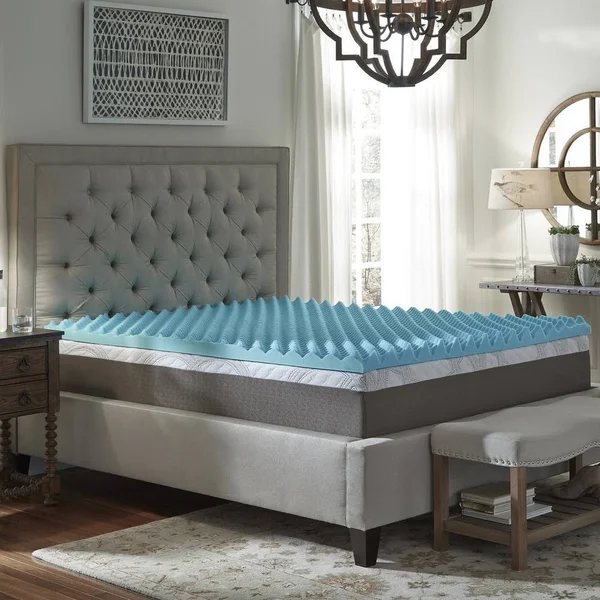 ComforPedic from Beautyrest NRGel 3-Inch Big Bump Gel Memory Foam Mattress Topper Twin