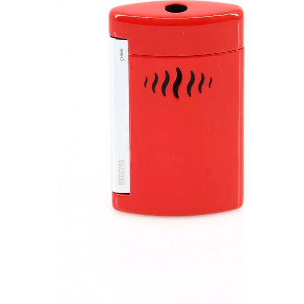 S.T. Dupont Minijet Chrome Finish Lighter - Wild Red