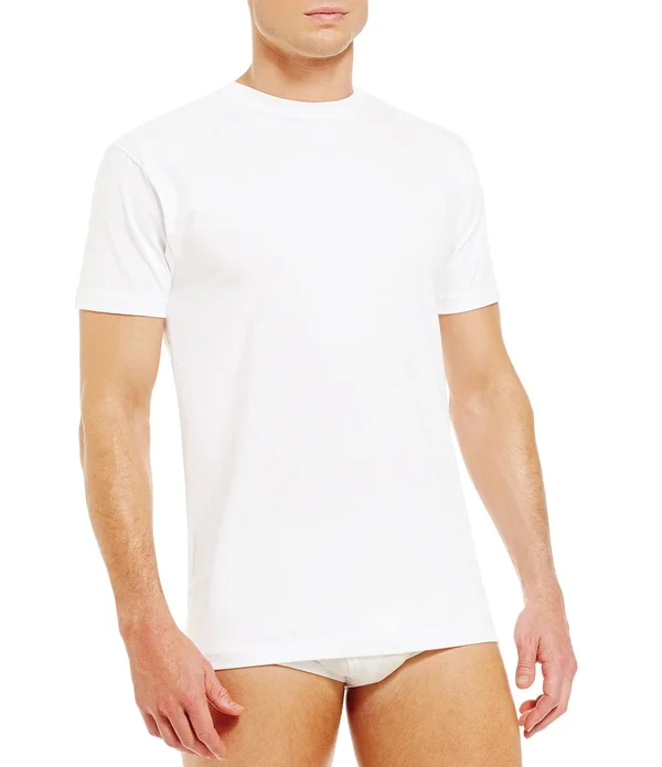 Gold Label Roundtree Yorke 3-Pack Supima Cotton Crewneck T-Shirts - Mens, XL, White - Dillard&s Exclusive