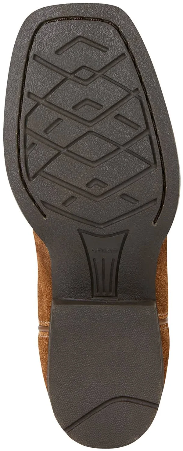 Ariat Kids& Patriot Square Toe Western Boots - Kids Unisex, Size: 4 Big Kids, Antique Mocha/Sand Camo Print