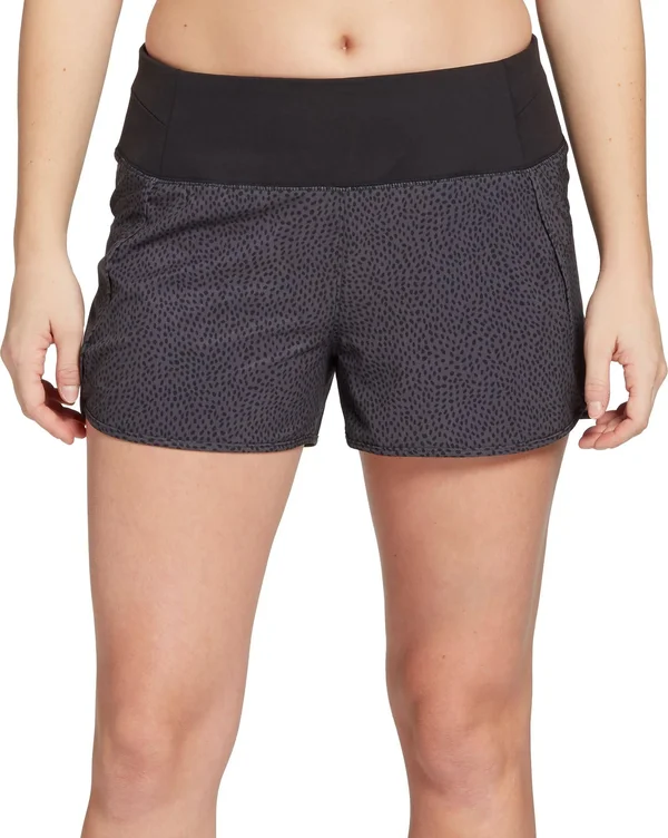 Calia by Carrie Underwood Women's Anywhere Trim Detail Shorts, Medium, Confetti Dot Nine Iron