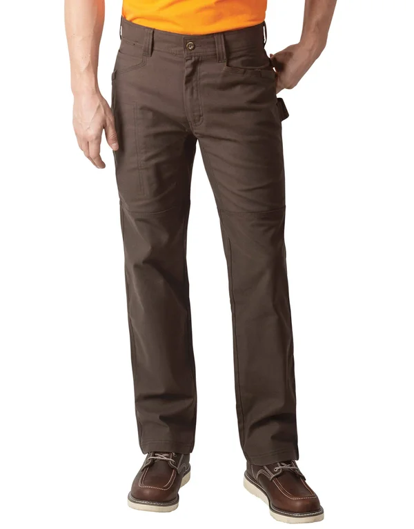 Walls yp832 Move It Double Knee Pants - Bark Brown - 44