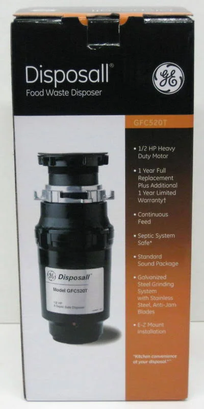 GE GFC520V Steel - Steel Garbage Disposal - Black