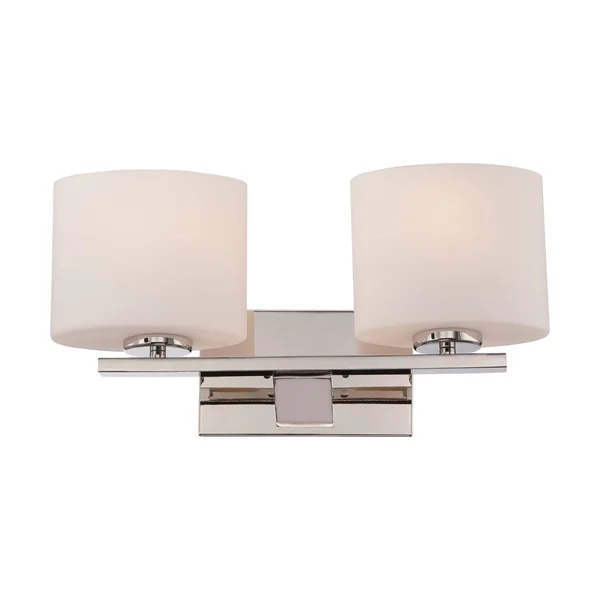 Nuvo Lighting 60/5172 Breeze 2 Light Vanity Fixture with Etched Opal