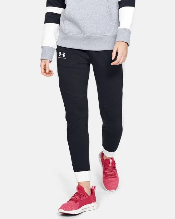 Under Armour Women's Rival Fleece Pants Black XL