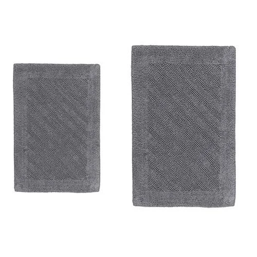 Castle Hill Reversible 2pc. Shooting Star Bath Rug Set Natural