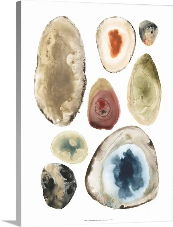 Geode Collection I - Canvas Wall Art, 18x24, Great Big Canvas