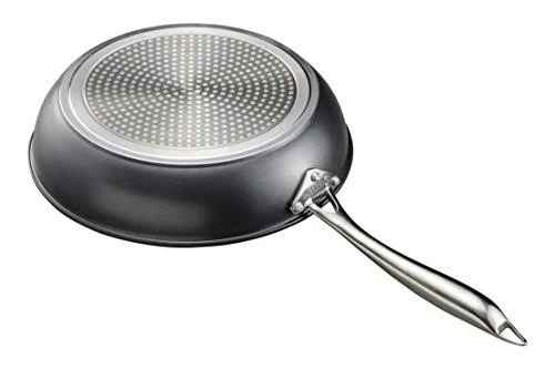 Kyocera 8in & 12in Ceramic Coated Nonstick 2 Piece Fry Pan Set - Black
