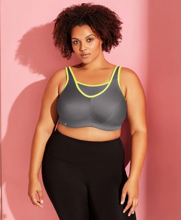 Glamorise Grey No Bounce Cami Sports Bra