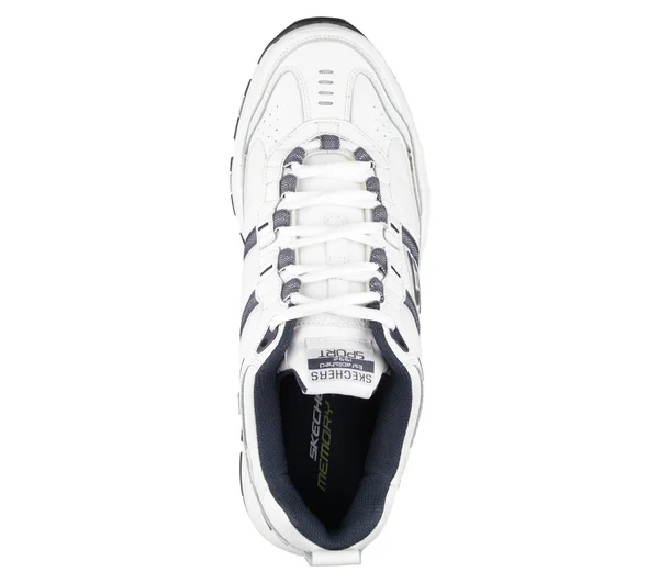 Skechers Men's Vigor 2.0 Serpentine, White/Navy