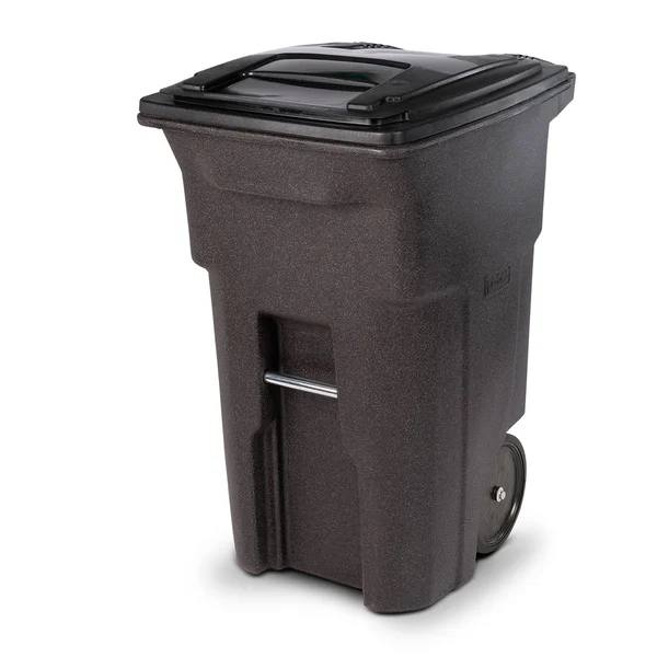 Toter ANA64-00BST Brownstone 2Wheel Trash Can, 64Gal.