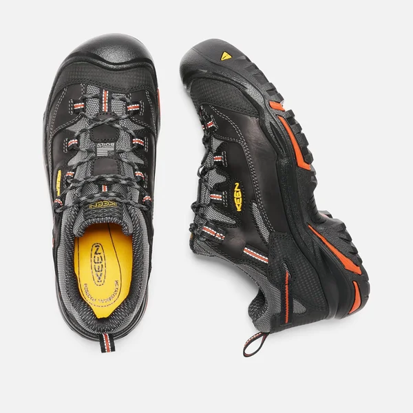 Keen Utility Braddock Low Steel Toe - Men's Black/Bossa Nova
