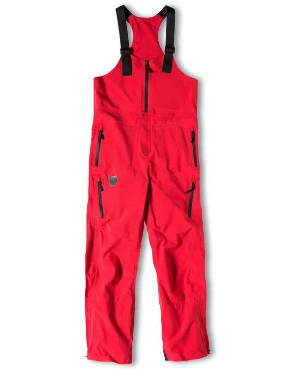 Chamonix Backside Bib Snowboard Pants Mens - Size: XL, Red