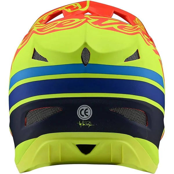 Troy Lee Designs D3 FIBERLITE; Silhouette Navy, Silver 2x