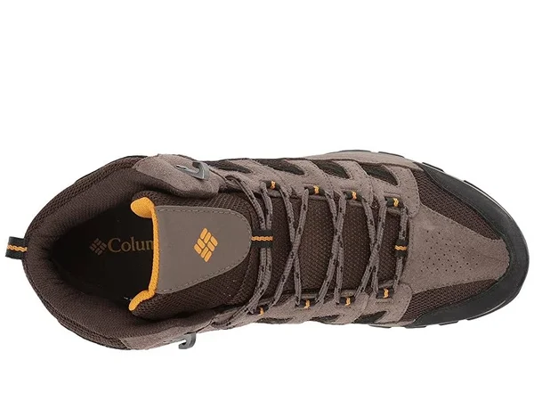 Columbia Crestwood Mid Men's Waterproof Hiking Boots - 10 Wide, Cordovan