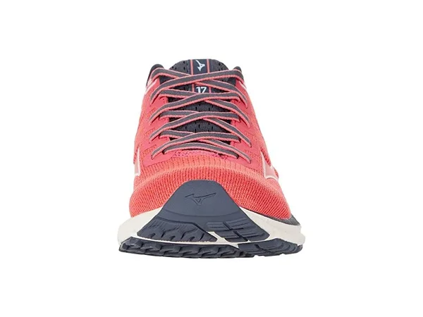 Mizuno Wave Inspire 17 Waveknit Women's Running Shoes, Coral, Size: 11