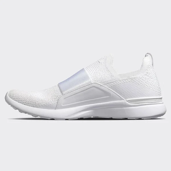APL Women's Techloom Bliss White/Metallic Pearl/Ombre Shoes in Size 11, Athletic Propulsion Labs