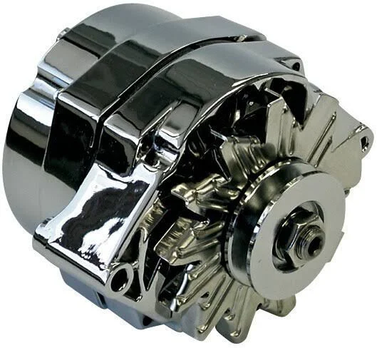 Proform 66445.8N 80-Amp Chrome Alternator - GM 1-Wire