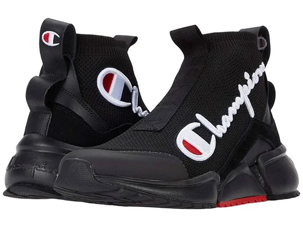 Champion RF Mid Men's Shoes Black/White : 11.5 M