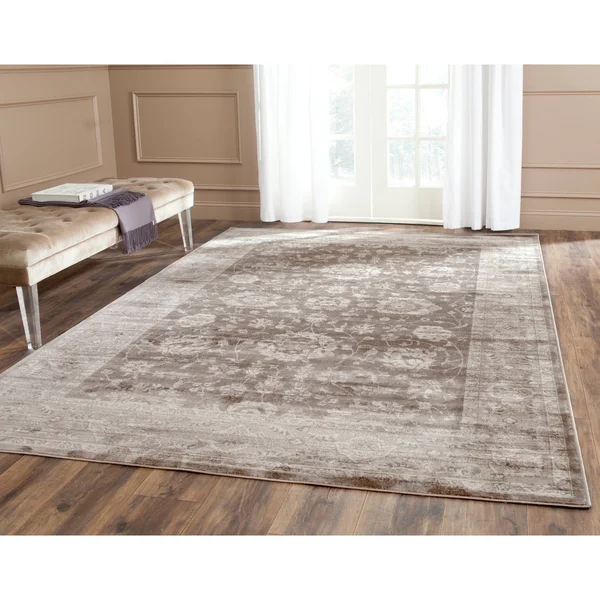 Safavieh Vintage Brown & Ivory 8& x 11& Rug