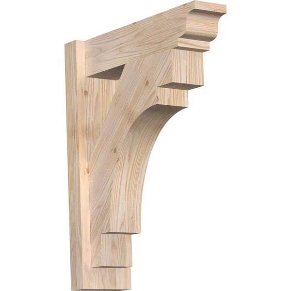 5 1/2x22W x 20x22D x 24x22H Merced Smooth Traditional Outlooker - Douglas Fir