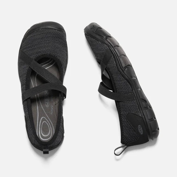 Keen Women's Hush Knit Mary Jane CNX - Black/Raven - 7