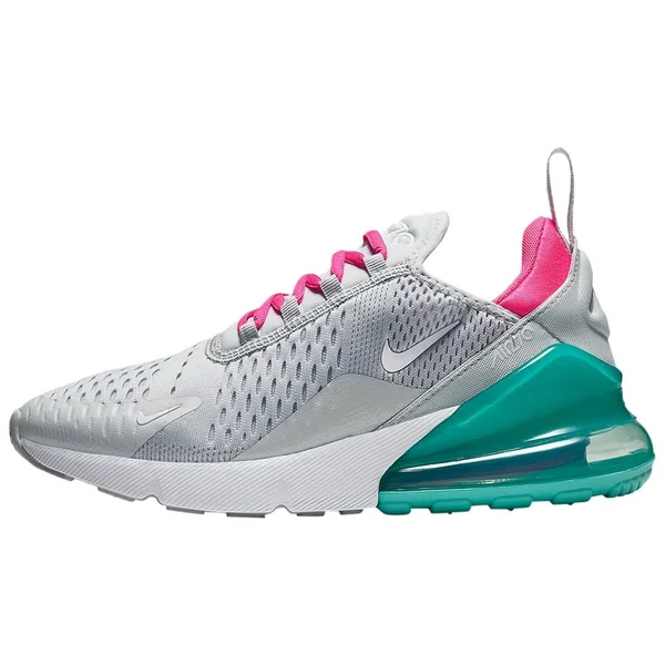 Nike Women's Women's Air Max 270 Sneakers - Pink/Teal/White - Size 7