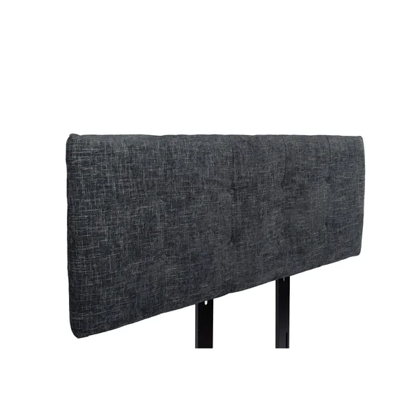 MJL Designs Atlas Upholstered Headboard Midnight - Size: Queen