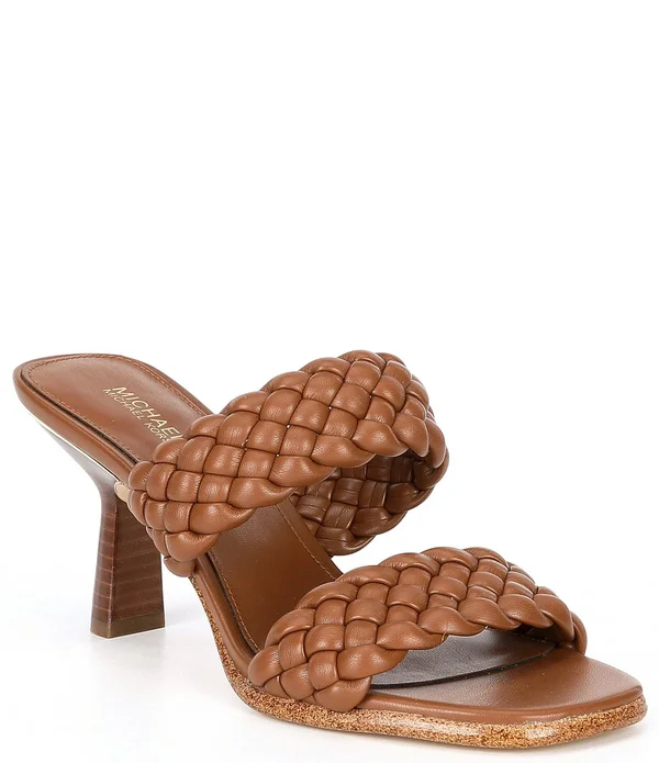 Michael Kors Amelia Braided Mule - Brown - Mules