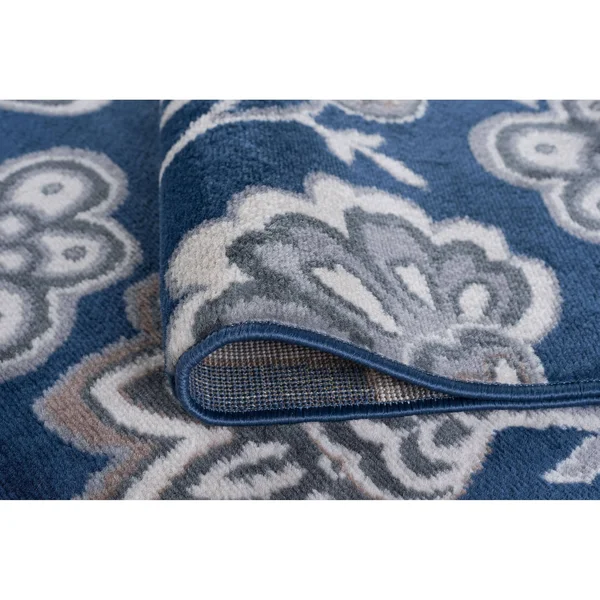 Alise Rugs Carrington Transitional Floral Area Rug - 7&10 - Ivory
