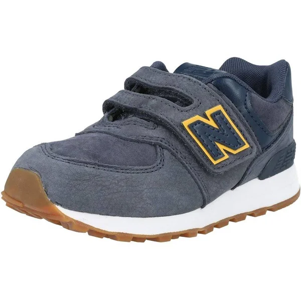New Balance - Kids - Navy Suede Velcro Trainers 32.5 (UK 13.5) - Boy