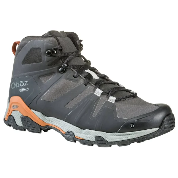 Oboz Men's Arete Mid B-Dry - 8 - Black, Copper