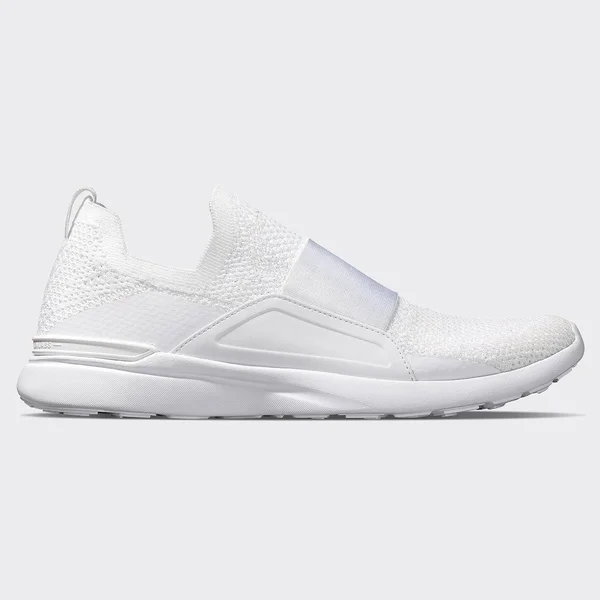 APL Women's Techloom Bliss White/Metallic Pearl/Ombre Shoes in Size 11, Athletic Propulsion Labs
