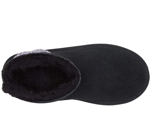 Koolaburra by Ugg - Kids& Koola Star Mini Boots in Black, Size 1