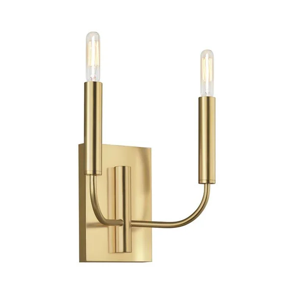 Brianna 1 Light Wall Sconce - Polished Nickel EW1001PN