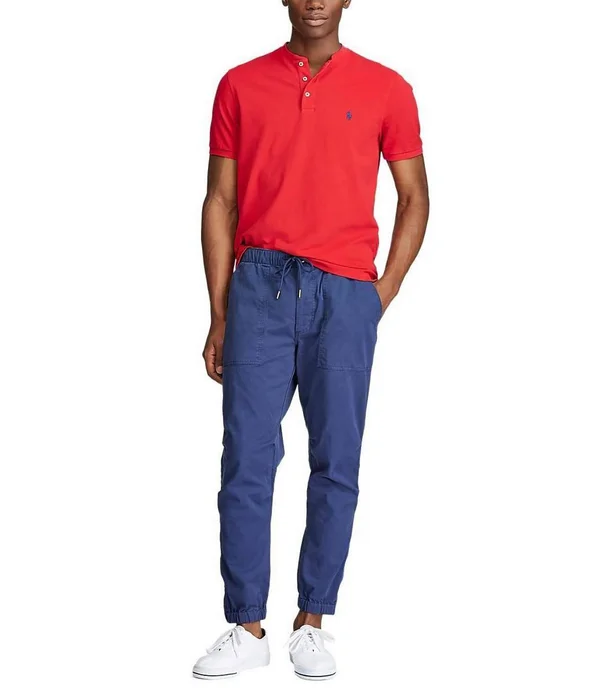 Polo Ralph Lauren Men's Featherweight Mesh Henley - White - M