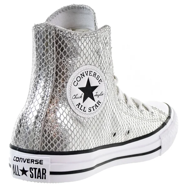 Converse Women's Chuck Taylor All Star Hi Silver/Black/White