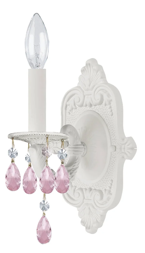 Crystorama 5021-VB-CL-SAQ Paris Market 1 Light Spectra Crystal Bronze Sconce