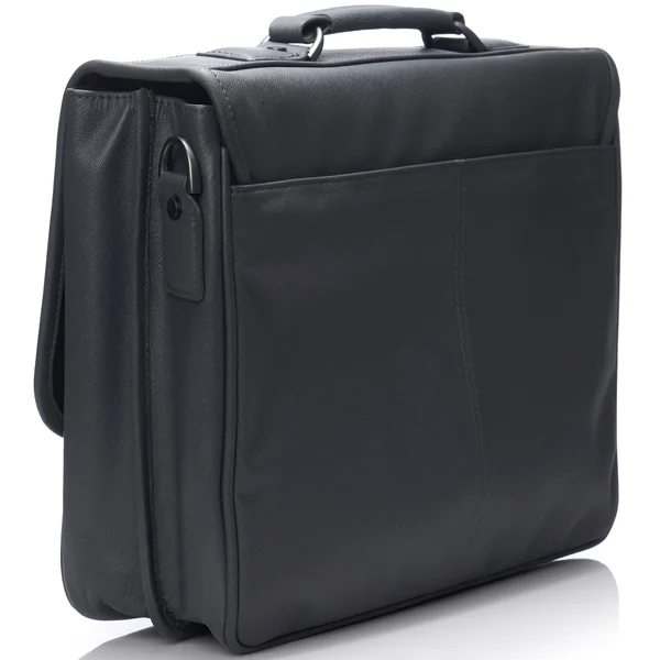 Alpine Swiss Genuine Leather 15.6” Laptop Briefcase Flap Over Messenger Bag - 16" x 12.5" x 4"